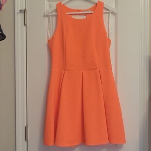 Neon Coral Dress